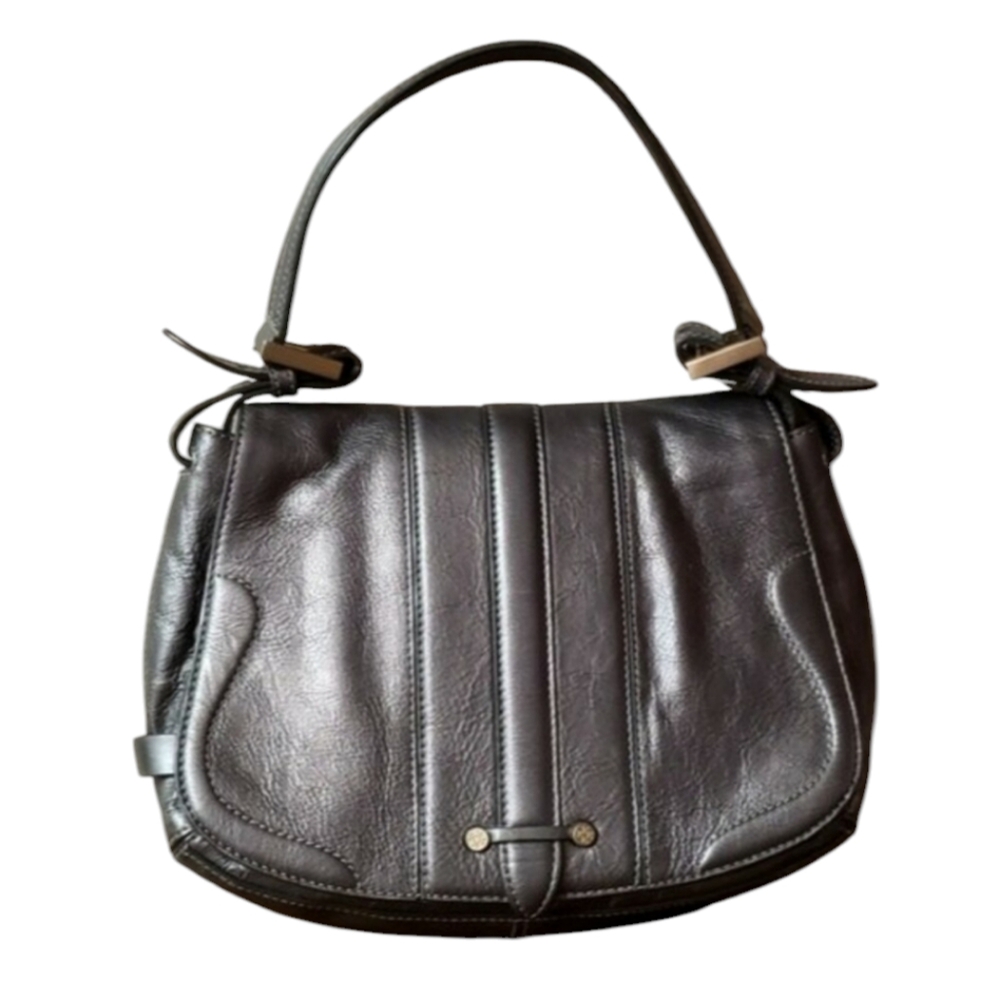 Cole Haan Handbag in Pewter. 12" x 8"